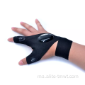 Sarung Tangan Lampu Lampu Hitam Memancing Tanpa Fingerless